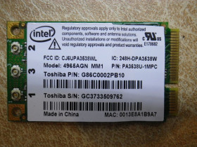 Wi-Fi адаптери Wi-Fi адаптеры ^/--/^ Б/У Wi-Fi модуль на TOSHIBA SATELLITE X /--/ 205 ^_^^^ У Wi-Fi модуль на TOSHIBA SATELLITE X /--/ 205 - фото фото фото