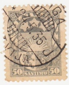 Балтійські країни Балтийские страны ^/--/^ Латвия 1927 г № 118 гашеная ^_^^^ Латвія 1927 р. No 118 гашена - фото фото фото