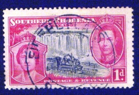 Зімбабве Зимбабве ^/--/^ Южная Родезия    (1937) Британская колония. Коронация короля Георга V и королевы Елизаветы. Паровоз ^_^^^ Південна Родезія (1937) Британська колонія. Коронація короля Георга V і королеви Єлизавети. Паровоз - фото фото фото