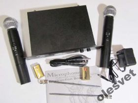 Мікрофони Микрофоны ^/--/^ РАДИО МИКРОФОНЫ SHURE SM-58 II UHF пара А класс ^_^^^ Радіо Мікрофони SHURE SM-58 II UHF пара А клас - фото фото фото
