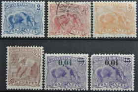 Інше Другое ^/--/^ Французские колонии Гайана Фауна Муравьед 1905-1922 ^_^^^ Французькі колонії Гайана Фауна Муравйед 1905-1922 - фото фото фото