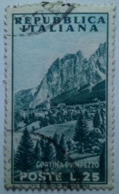 Італія, Ватикан Италия, Ватикан ^/--/^ Италия 1953 Туризм, 25 /--/ L, гашеная ^_^^^ Італія 1953 Туризм, 25 /--/ L, гашена - фото фото фото