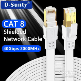 Патч корди Патч корды ^/--/^ Сетевой кабель LAN High Speed CAT /--/ 8  (Flat Cable) 0.5 /--/ м ^_^^^ Мережний кабель LAN High Speed CAT /--/ 8 (Flat Cable) 0.5 /--/ м - фото фото фото
