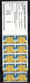 Малі Держави Європи Малые Государства Европы ^/--/^ Мальта 1991 г  MNH - буклет - архитектура - 2 /--/ а скана ^_^^^ Мальта 1991 р MNH - буклет - архітектура - 2 /--/ а скана - фото фото фото