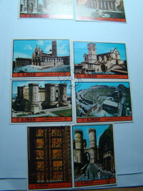 ОАЕ ОАЭ ^/--/^ Ajman, Михель  (Государства Залива 2006), 1893-1898, Знаменитые здания Италии. ^_^^^ Ajman, Міхель (Держави Затоки 2006), 1893-1898, Знамениті будівлі Італії. - фото фото фото