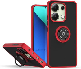 Чохли, бампера Чехлы, бампера ^/--/^ Чохол Fiji Colorframe для Xiaomi Redmi Note 13 матовий бампер з кільцем підставкою Red ^_^^^ Чехол Fiji Colorframe для Xiaomi Redmi Note 13 матовый бампер с кольцом подставкой Red - фото фото фото