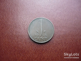 Нідерланди Нидерланды ^/--/^ Нидерланды 1 цент 1948  зл/н /--/ 0,3 ^_^^^ Нідерланди 1 цент 1948 зл/н /--/ 0,3 - фото фото фото
