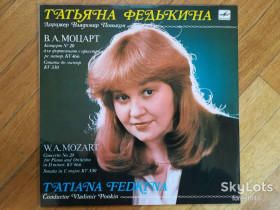 Платівки Пластинки ^/--/^ Татьяна Федькина-В. А. Моцарт  (лам. конв.)  (3)-NM+, Мелодія ^_^^^ Татьяна Федькина-В. А. Моцарт (лам. конв.) (3)-NM+, Мелодия - фото фото фото