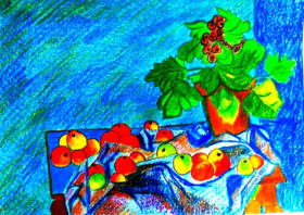 Картини, Гравюри, Живопис та Графіка Картины, Гравюры, Живопись и Графика ^/--/^ Натюрморт бумага цвет. карандаш ручная работа 15*20 /--/ см. ^_^^^ Натюрморт папір кольор. олівець ручна робота 15 * 20 см. - фото фото фото