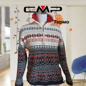 Светри Свитера ^/--/^ CMP Термо свитер женский полушерсть на молнии Италия S на 46 ^_^^^ CMP Термо светр жіночий напівшерсть на блискавці Італія S на 46 - фото фото фото