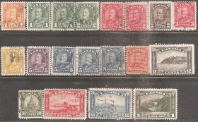 Північна Америка Северная Америка ^/--/^ Канада 1930-31 Sc.162-177 used ПОЛНАЯ серия ^_^^^ Канада 1930-31 Sc.162-177 used - фото фото фото