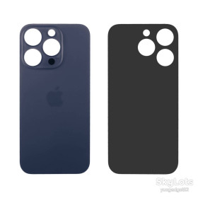 Корпуса на iPhone Корпуса на iPhone ^/--/^ Задня кришка APPLE iPhone 15 Pro Blue Titanium  (синя)  (великий отвір) ^_^^^ Задняя крышка APPLE iPhone 15 Pro Blue Titanium (синяя) (большое отверстие) - фото фото фото