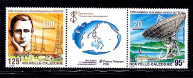 Транспорт Транспорт ^/--/^ Техника  .  Новая Каледония 1996 г MNH - радио - Маркони - сцепка ^_^^^ Нова Каледонія 1996 р MNH - радіо - Марконі - зчіпка - фото фото фото