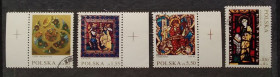 Мистецтво Искусство ^/--/^ Польша 1971 г - Витражи, 8 шт  (см.фото) ^_^^^ Польща 1971 р - Вітражі, 8 шт (див.фото) - фото фото фото