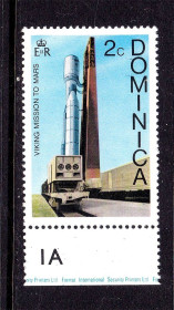 Освоєння космосу Освоение космоса ^/--/^ Космос . Доминика   MNH - ^_^^^ Космос. Домініка MNH - фото фото фото