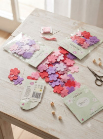 Інше Другое ^/--/^ Фетрові квіти для рукоділля та декору Hobby Flora  (16 шт) ^_^^^ Фетровые цветы для рукоделия и декора Hobby Flora (16 шт) - фото фото фото