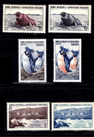 Фауна Фауна ^/--/^ NM Фауна ТААФ / TAAF 1956 г MNH - ^_^^^ NM Фауна ТААФ / TAAF 1956 р MNH - фото фото фото