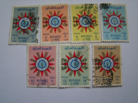 Ємен Йемен ^/--/^ Ирак, Михель  (Государства Залива 2006), 268,269,271-275, Герб. ^_^^^ Ірак, Міхель (Держави Затоки 2006), 268,269,271-275, Герб. - фото фото фото