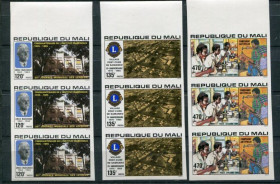 Історія та особистості История и личности ^/--/^ Мали Mali 1985 Mi 1042-1044 MNH  Cv 7.00 Цена за комплект -ОДНА СЕРИЯ ^_^^^ Малі Mali 1985 Mi 1042-1044 MNH Cv 7.00 Ціна за комплект -одна серія - фото фото фото