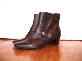 Чоботи Сапоги ^/--/^ Кожаные ботинки   (размер 39) Footglove ^_^^^ Шкіряні черевики (розмір 39) Footglove - фото фото фото