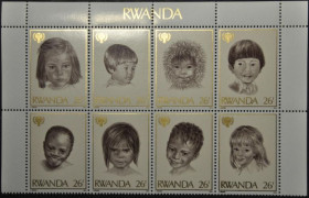Інше Другое ^/--/^ Руанда Дети Год ребенка Живопись 1979 ^_^^^ Діти Рік дитини Живопис 1979 - фото фото фото