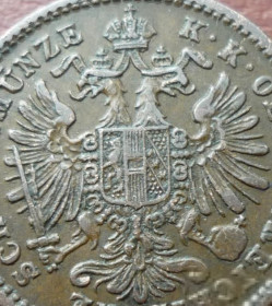 Австро-Угорщина Австро-Венгрия ^/--/^ Австро-Венгрия 1 крейцер 1885  большой орёл состояние   53 ^_^^^ Австро-Угорщина 1 крейцер 1885 великий орел стан 53 - фото фото фото