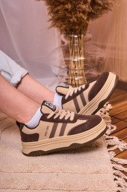 Кросівки Кроссовки ^/--/^ Sneakers 1995 Beige Brown 36 40 - фото фото фото