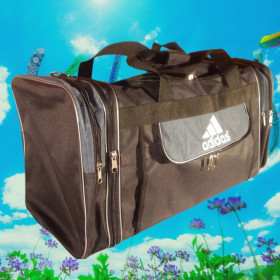 Дорожні сумки Дорожные сумки ^/--/^ Сумка спортивная дорожная  Adidas 273 регулируем объем темно-серая ^_^^^ спортивна дорожня Adidas 273 регулюємо обсяг темно-сіра - фото фото фото