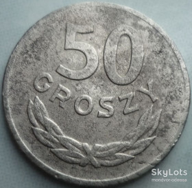 - року - года ^/--/^ Польша 50 грошей 1949 медно-ник. ^_^^^ Польща 50 грошей 1949 мідно-нік. - фото фото фото