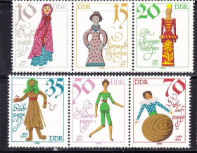 НДР, ФРН ГДР, ФРГ ^/--/^ ГДР / DDR  1979 г  MNH - куклы ^_^^^ ГДР / DDR 1979 MNH - ляльки - фото фото фото