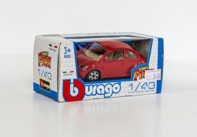 : Закордонні : Зарубежные ^/--/^ 1:43 VW New Beetle 1998-2010 red, Bburago #11422 ^_^^^ 1:43 VW New Beetle 1998-2010 red, Bburago - фото фото фото