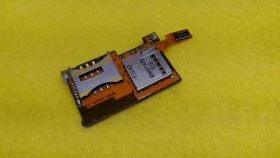 Роз'єми, гнізда Разъемы, гнезда ^/--/^ Розєм / розьем sim flesh плата для Sony Ericsson K /--/ 770 K /--/ 770 /--/ i оригінал ^_^^^ Разем sim flesh плата для Sony Ericsson K /--/ 770 /--/ i - фото фото фото