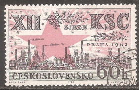 Чехословаччина Чехословакия ^/--/^ Чехословакия 1962 Sc.1143 гаш. ^_^^^ Чехословаччина 1962 Sc.1143 гаш. - фото фото фото