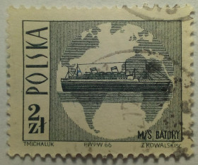 Польща Польша ^/--/^ Польша 1966 Туризм, пароход, 2 /--/ Zl, гашеная ^_^^^ Польща 1966 Туризм, пароплав, 2 /--/ Zl, гашена - фото фото фото