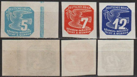 Третій Рейх (-) Третий Рейх (-) ^/--/^ 1943 - Рейх - Богемія - Газетні марки Mi.112-22 ** ^_^^^ 1943 - Рейх - Богемия - Газетные марки Mi.112-22 ** - фото фото фото