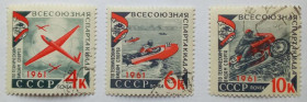 СРСР - СССР - ^/--/^ СССР 1961 Всесоюзная спартакиада, гашеные ^_^^^ СРСР 1961 Всесоюзна спартакіада, гашені - фото фото фото