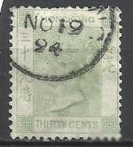 Китай Китай ^/--/^ Гонконг брит. Китай 1891 Королева Виктория 1 /--/ м.гаш. ^_^^^ Гонконг Бріт. 1891 — Королева Вікторія 1 /--/ м.гаш. - фото фото фото