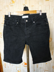 Шорти Шорты ^/--/^ Шорти чоловічі чорні джинсові стрейчеві TOPMAN p-p 34 /--/ W ^_^^^ Шорты мужские черные джинсовые стрейчевые TOPMAN p-p 34 /--/ W - фото фото фото
