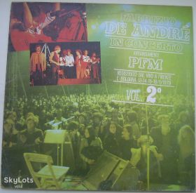 Платівки Пластинки ^/--/^ FABRIZIO DE ANDRÉ In Concerto  (Arrangiamenti PFM) Vol. 2° LP VG++ ^_^^^ FABRIZIO DE ANDRÉ In Concerto (Arrangiamenti PFM) Vol. 2° LP VG+ + + - фото фото фото