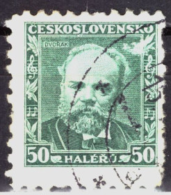 Чехословаччина Чехословакия ^/--/^ Чехословакия. 30 лет со дня смерти Антонина Дворжака   (серия) 1934 г. ^_^^^ Чехословаччина. 30 років від дня смерті Антоніна Дворжака (1934) - фото фото фото