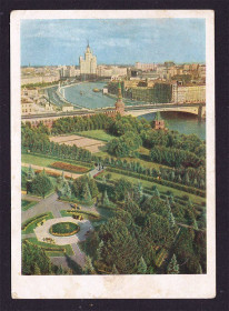 Тематичні колекції Тематические коллекции ^/--/^ Флот . СССР 1957 г  ПК  - Москва река - 2 /--/ а скана ^_^^^ СРСР 1957 р ПК - Москва річка - 2 /--/ а скана - фото фото фото