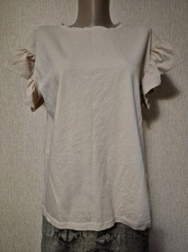 Футболки Футболки ^/--/^ Стильная женская футболка, рукава воланы Jq by Jenerique ^_^^^ Стильна жіноча футболка, рукава волани Jq by Jenerique - фото фото фото