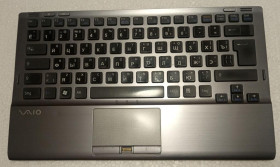 Корпуса Корпуса ^/--/^ Середня частина корпуса  (палмрест) з ноутбука SONY VGN-Z /--/ 31 /--/ WN A /--/ 1543481 /--/ A з тачпадом та клавіатурою ^_^^^ Средняя часть корпуса (палмрест) с ноутбука SONY VGN-Z /--/ 31 /--/ WN A /--/ 1543481 /--/ A с тачпадом и клавиатурой - фото фото фото