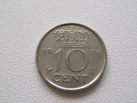 Нідерланди Нидерланды ^/--/^ Нидерланды 10 центов 1978 года 23263 ^_^^^ Нідерланди 10 центів 1978 року 23263 - фото фото фото