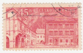 Чехословаччина Чехословакия ^/--/^ Чехословакия 1955 г №  928 гашеная ^_^^^ Чехословаччина 1955 р. No 928 гашена - фото фото фото