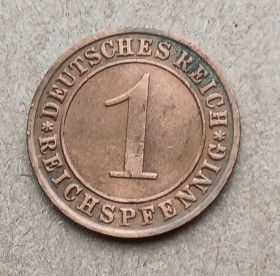 Германія (-) Германия (-) ^/--/^ Німеччина 1 пфеніг 1935 F ^_^^^ Германия 1 пфенниг 1935 F - фото фото фото