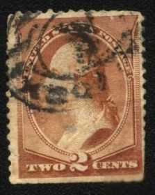 Північна Америка Северная Америка ^/--/^ США 1883 г.№ 147 гашенная ^_^^^ США 1883 р. No 147 гашена - фото фото фото