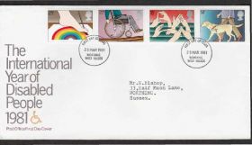 Європа Европа ^/--/^ Великобритания 1981 ГОД ИНВАЛИДОВ ЛЮДИ С ОГРАНИЧЕННЫМИ ФИЗИЧЕСКИМИ ВОЗМОЖНОСТЯМИ КПД Mi.871-874 ^_^^^ Великобританія 1981 РІК ІНВАЛІДІВ ЛЮДИ З ОБМЕЖЕНИМИ ФІЗИЧНИМИ МОЖЛИВОСТЯМИ ККД Mi.871-874 - фото фото фото