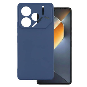 Чохли, бампера Чехлы, бампера ^/--/^ Чохол Fiji Full Soft Premium для Tecno POVA 6 (LI /--/ 7) протиударний бампер з мікрофіброю Dark Blue ^_^^^ Чехол Fiji Full Soft Premium для Tecno POVA 6 (LI /--/ 7) противоударный бампер с микрофиброй Dark Blue - фото фото фото