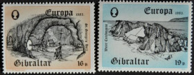 Інше Другое ^/--/^ Гибралтар Европа СЕПТ Великие творения Пушки 1983 ^_^^^ Гібралтар Європа СЕПТ Великі творіння гармати 1983 - фото фото фото